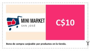 Ticket de compra C$10