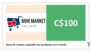 Ticket de compra C$100