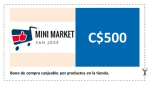 Ticket de compra C$500