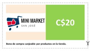 Ticket de compra C$20